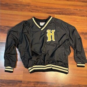 Black and Gold Varsity Jacket